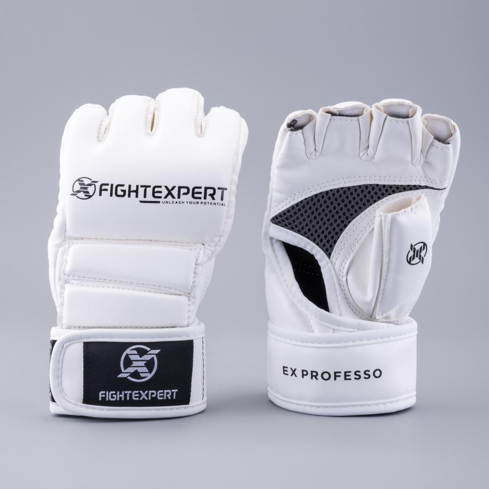 Перчатки для MMA FIGHTEXPERT с защитой пальца для борьбы и ударов