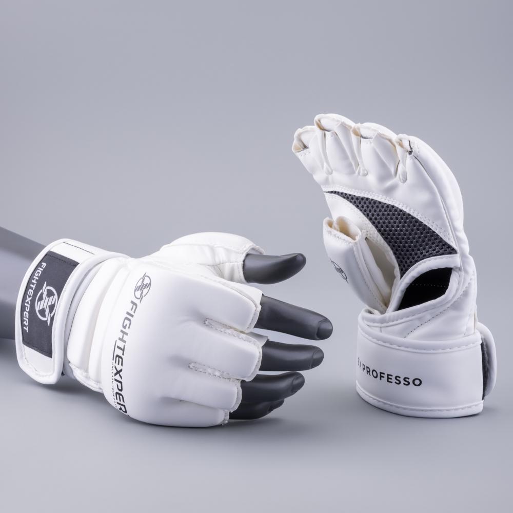 Перчатки для MMA FIGHTEXPERT с защитой пальца для борьбы и ударов — фото 3